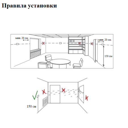 Комнатный термостат Vieir VR410 программатор, беспроводной